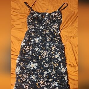 Victoria's Secret Black Floral Dress